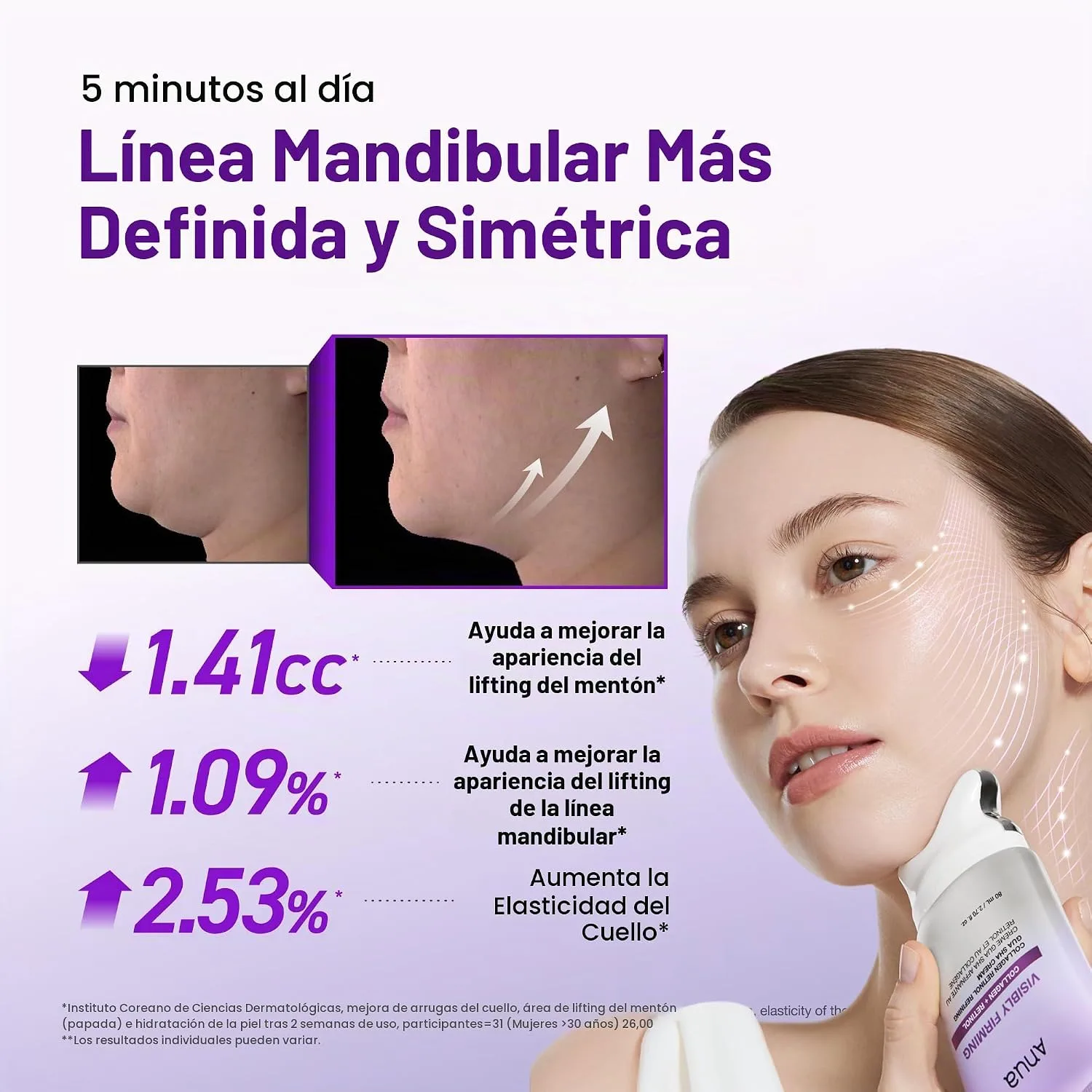 ANUA Collagen Retinol Refining Gua Sha Cream, 2.7 fl.oz