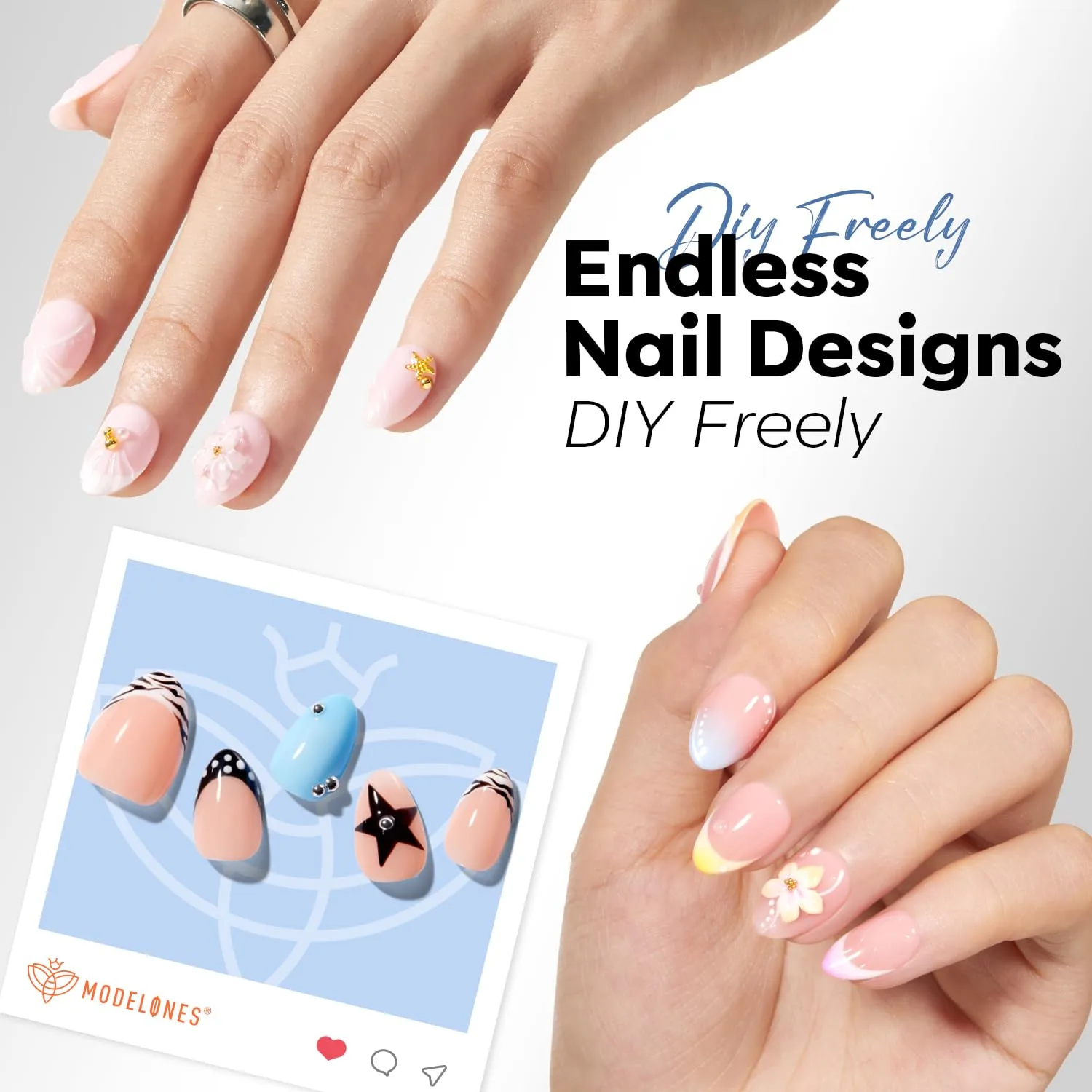 Modelones Extra Short Almond Nail Tips 360pcs Half Matte Soft Gel Extension