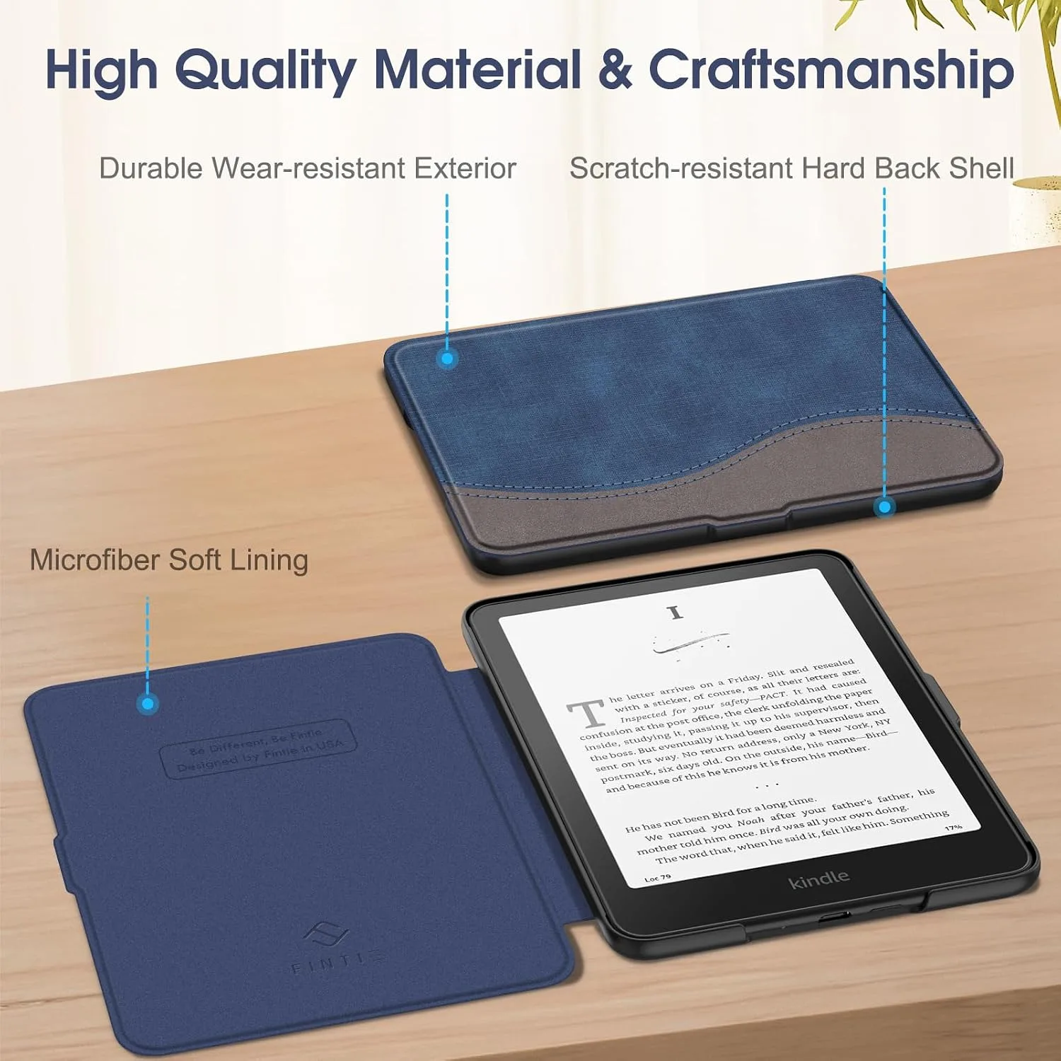 Fintie Slim Case for 7" Kindle Paperwhite 12th Gen 2024 & Kindle Colorsoft