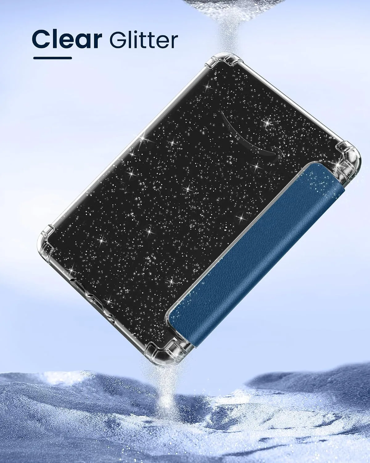MoKo Case for 7" Kindle Paperwhite 12th Gen & Colorsoft 2024, Dark Sea Blue