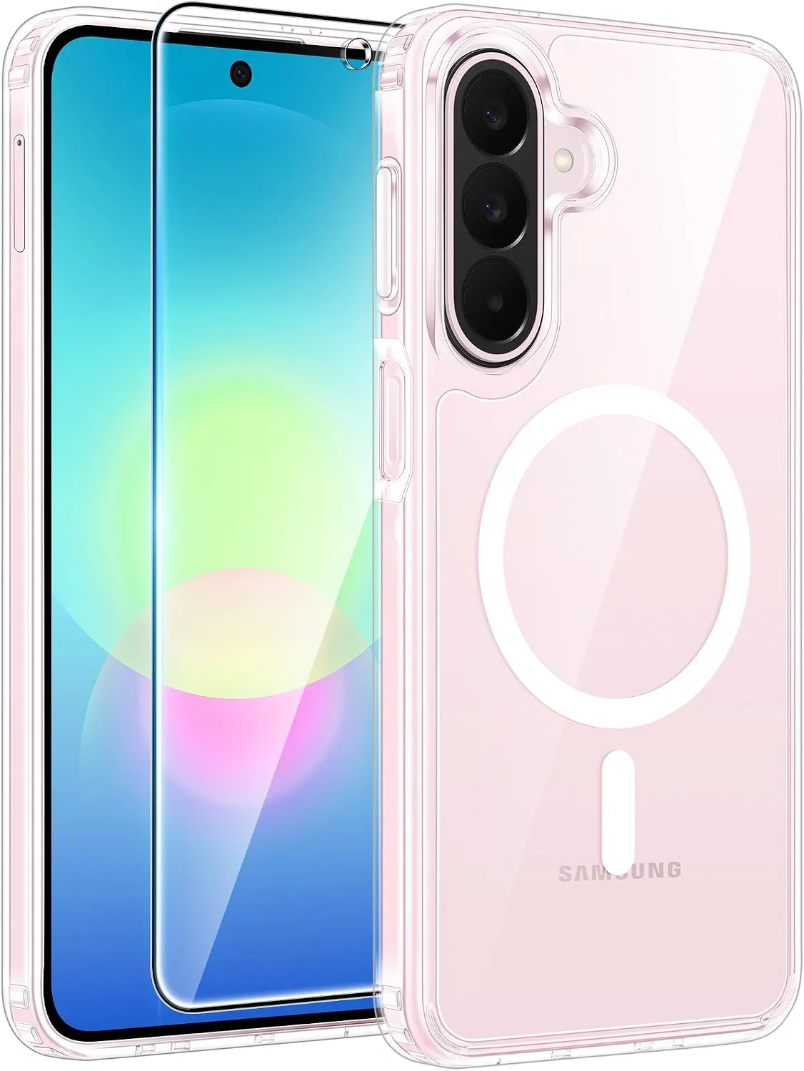 FNTCASE for Galaxy A27 5G Phone Case, Fit for Magsafe, Screen Protector