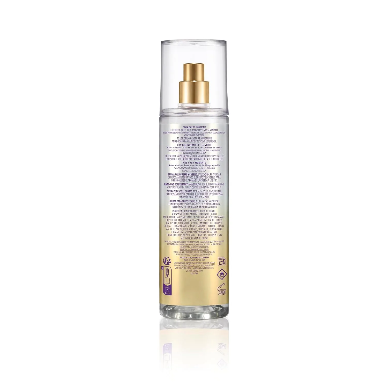 Elizabeth Taylor White Diamonds Icon Hair & Body Mist, 8 fl oz