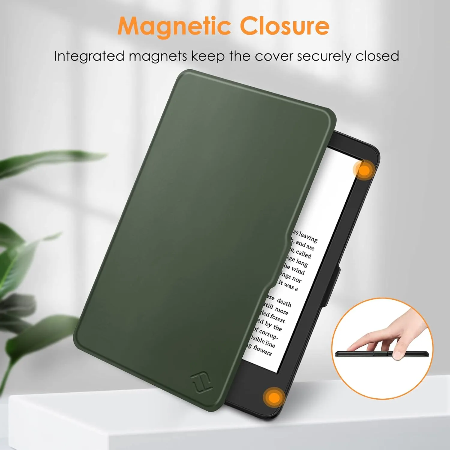 Fintie Slimshell Case for 6" Kindle 2024/2022 11th Generation, Alpine Green