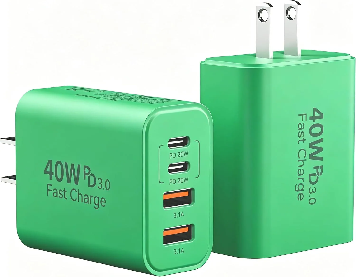 USB C Charger Block Multiple Ports Wall Charger Fast Phone Charging Blocks