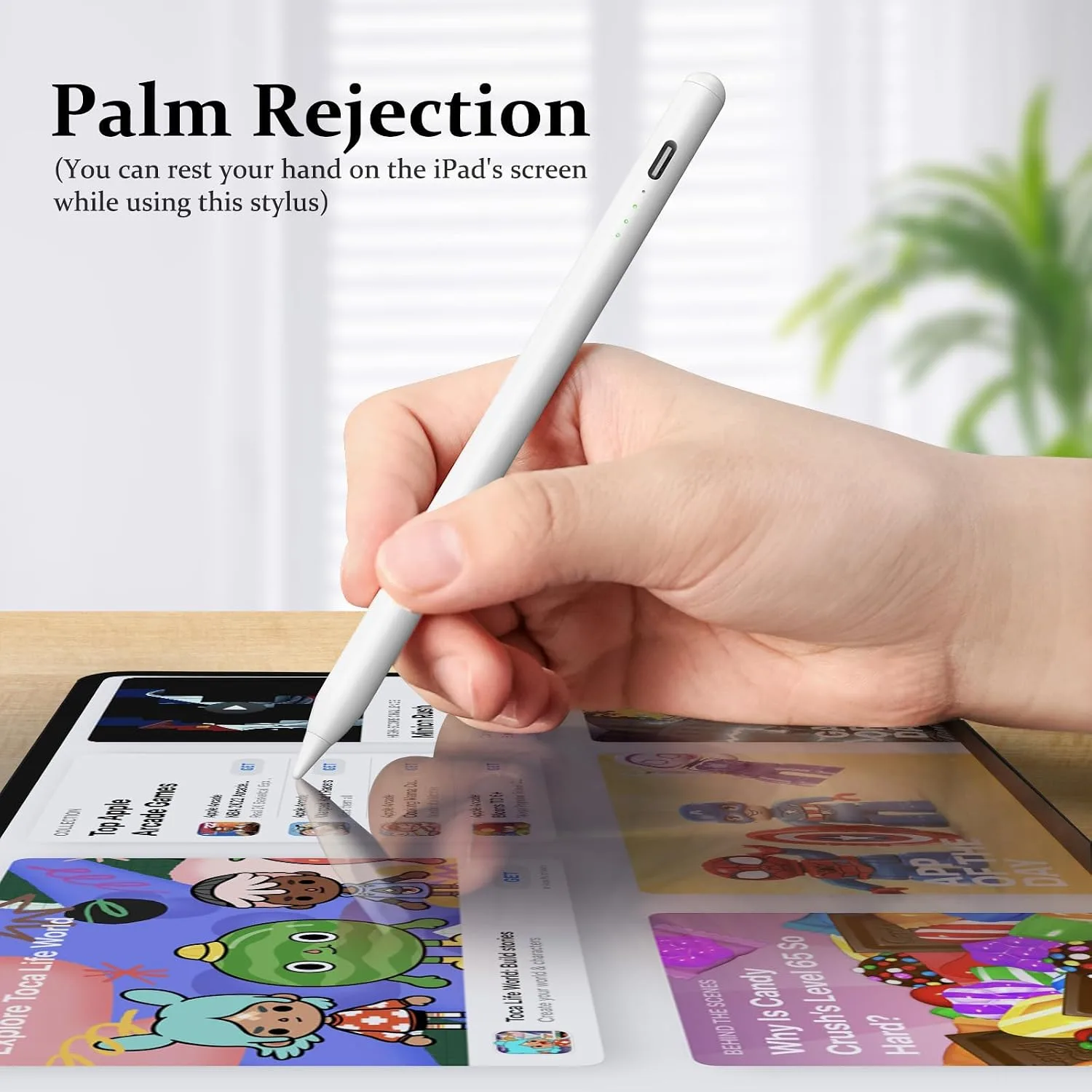 MEKO Stylus Pen for iPad 2018-2026, Fast Charge Apple iPad A16 Pencil