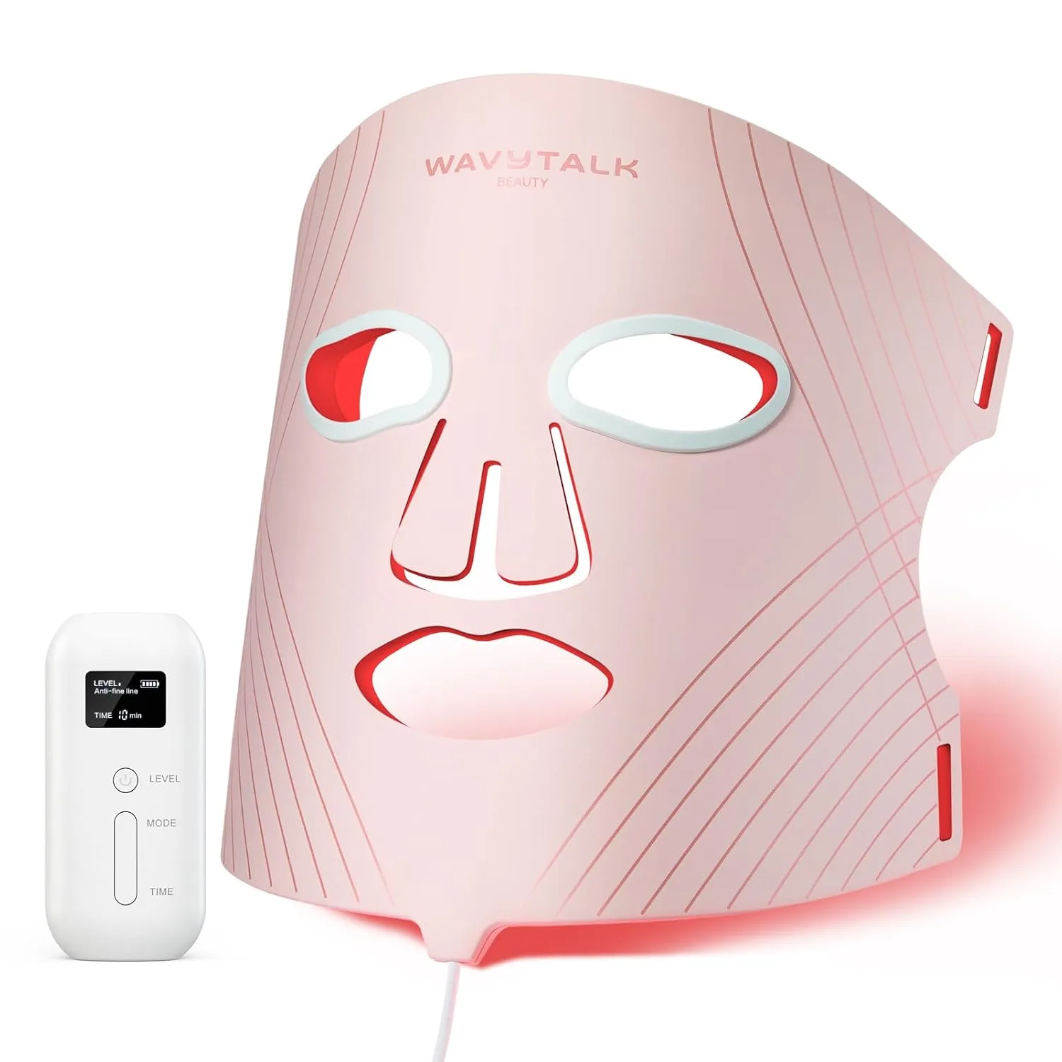 Wavytalk Red Light Therapy Mask for Face, ELLE Best Skin Care Tool 2026