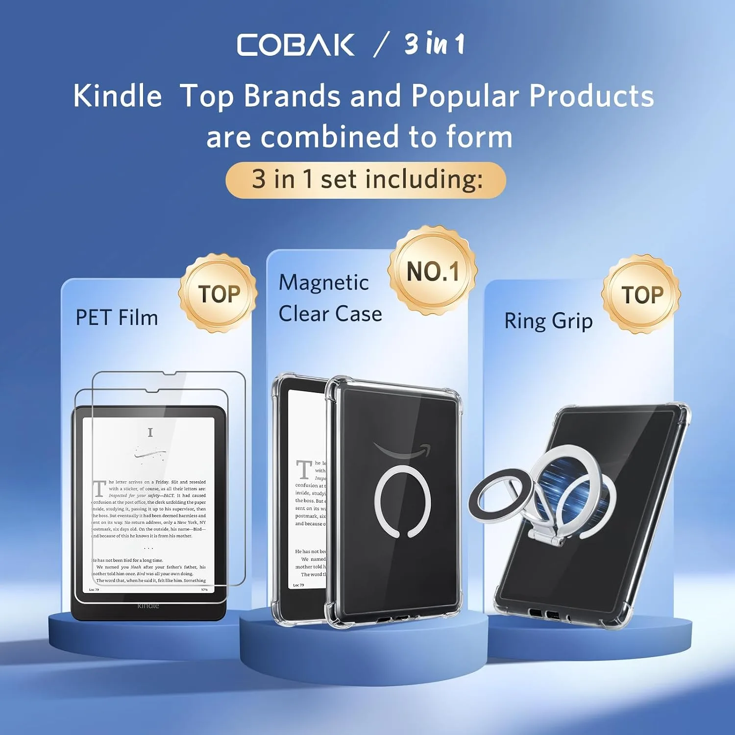 CoBak Clear Case for All-New 7" E-Readers