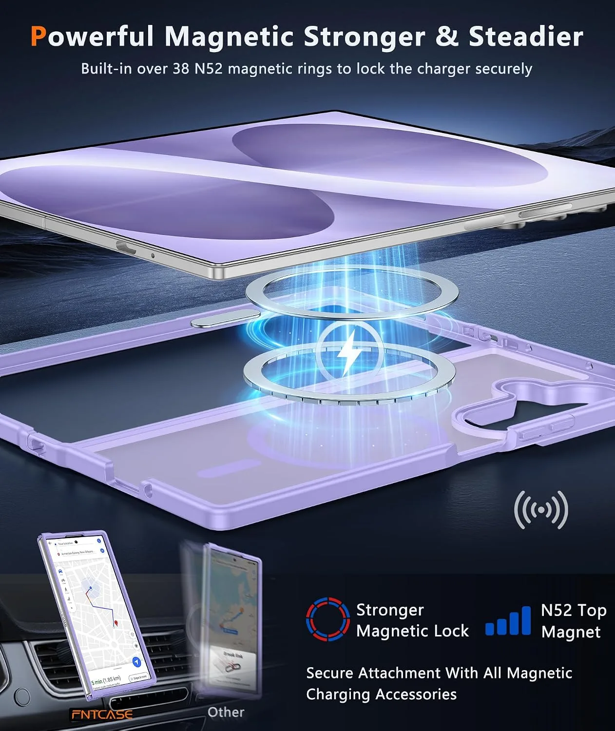 FNTCASE for Samsung Galaxy Z-Fold-8-Ultra Case Samsung Z Fold 7 Matte Case