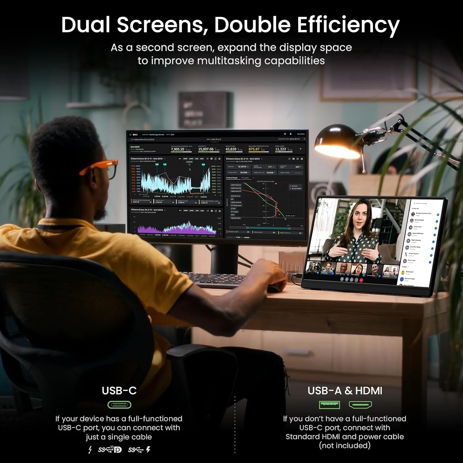 VILVA 17.3" QHD 165Hz USB-C HDMI Gaming Monitor