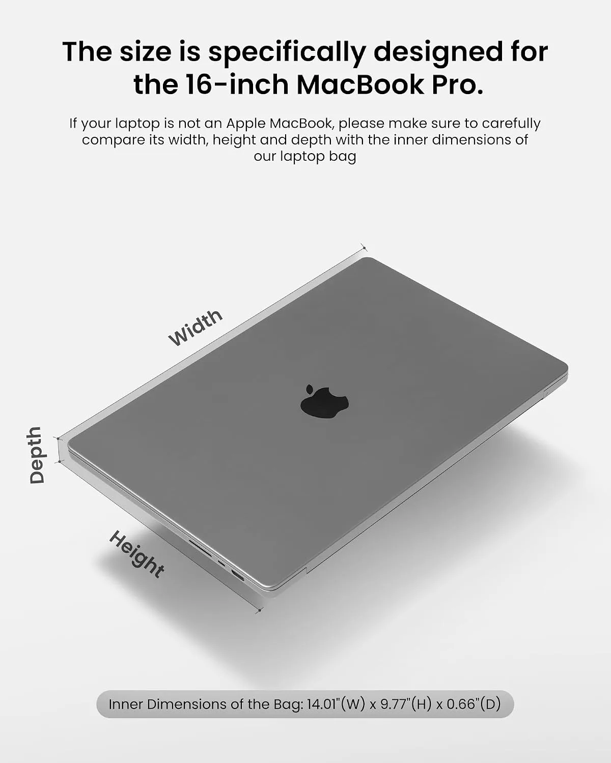 tomtoc 360 Protective Laptop Sleeve Designed for 16-inch New MacBook Pro