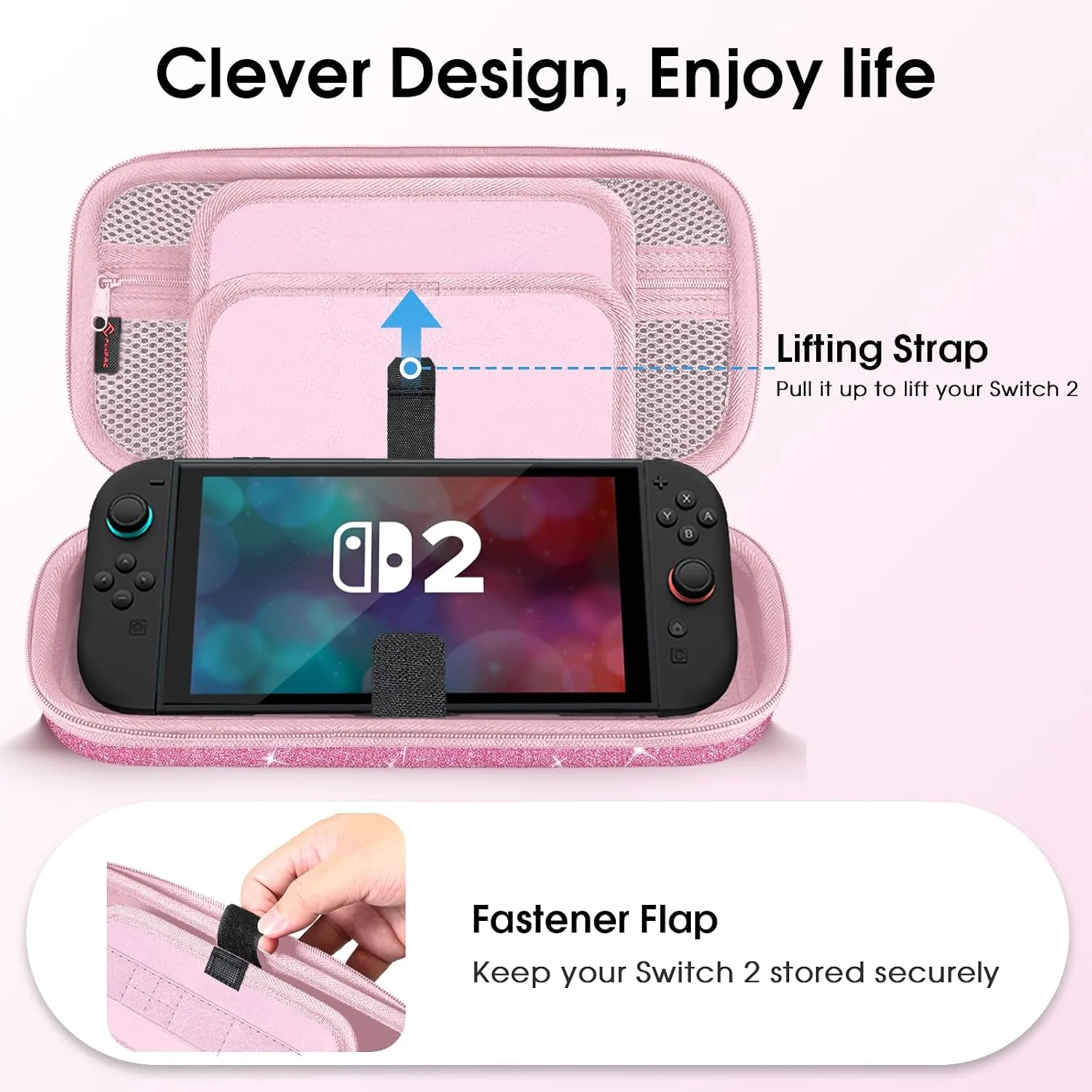 FINTIE Shockproof Carrying Case for Nintendo Switch 2 (2025)