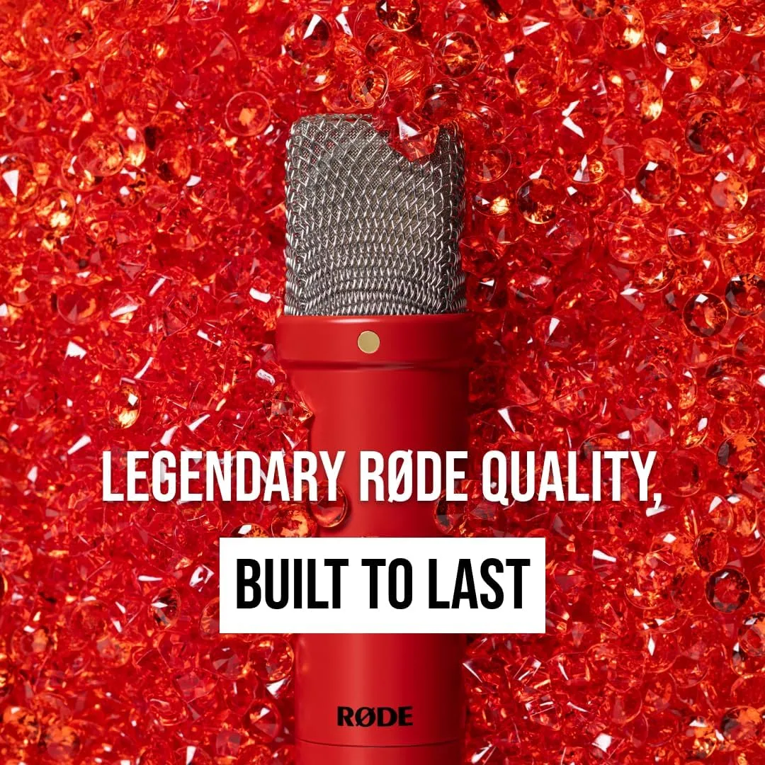 RØDE NT1 Signature Series Studio Condenser Microphone, Red