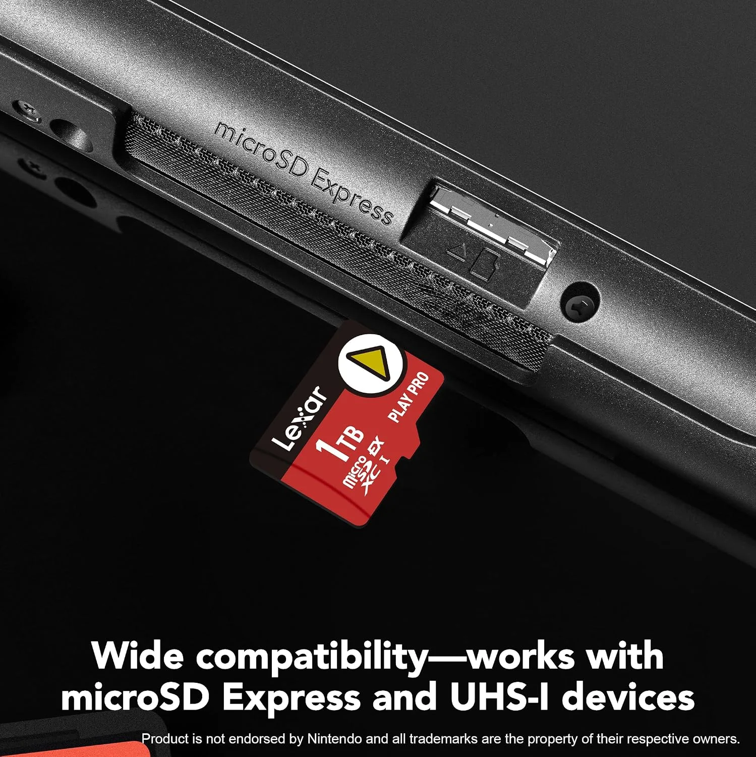 Lexar 1TB Play PRO Micro SD Express Card, 900MB/s Read, 4K, V30, UHS-I