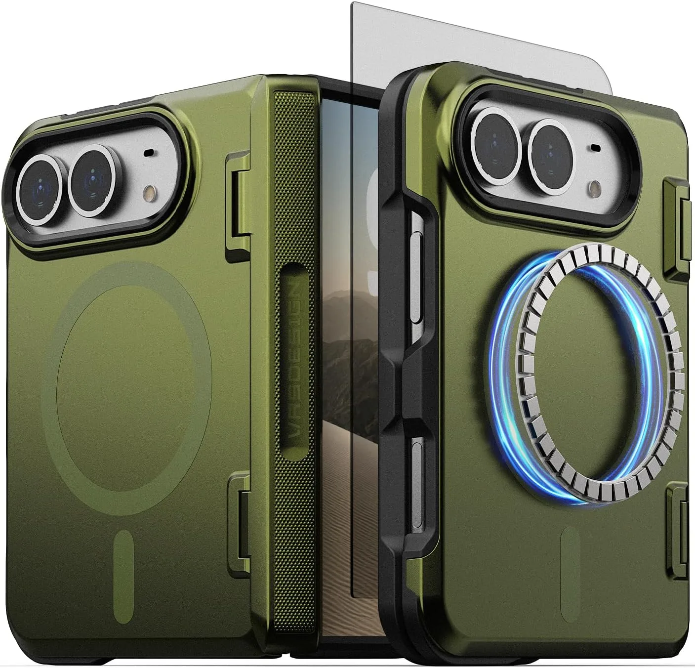 VRS DESIGN TerraGuard Modern for iPhone Duo Case - Tactical Olive