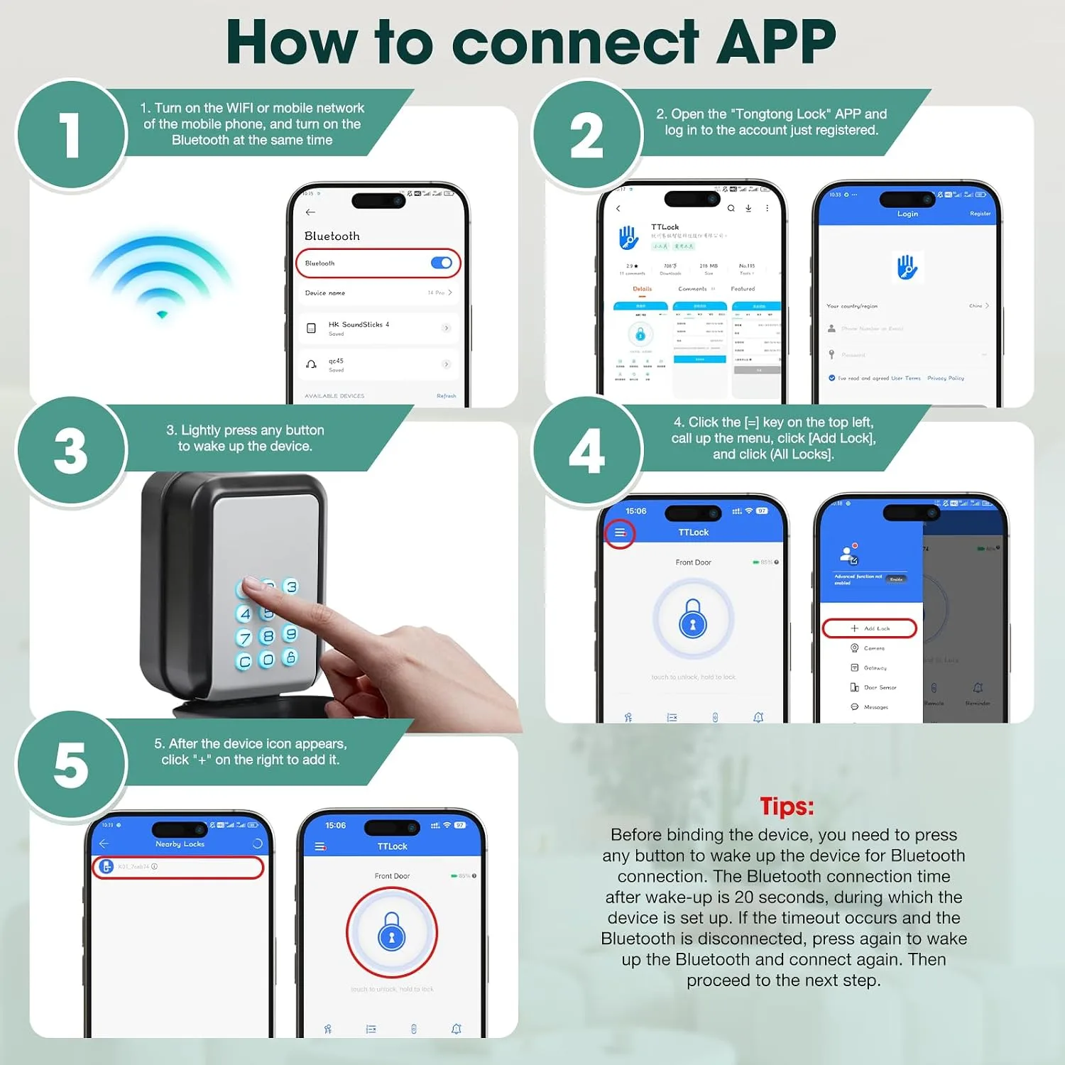 Smart Key Lock Box Electronic Bluetooth Lock Box with APP Control & PIN Code Types,Share eKey Wall Mounted Lock Box for Airbnb Realtor House Office