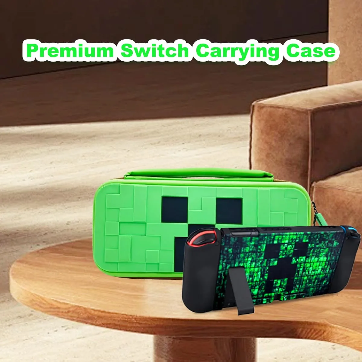 Carrying Case for Nintendo Switch 2017, Portable Switch Case Bundle