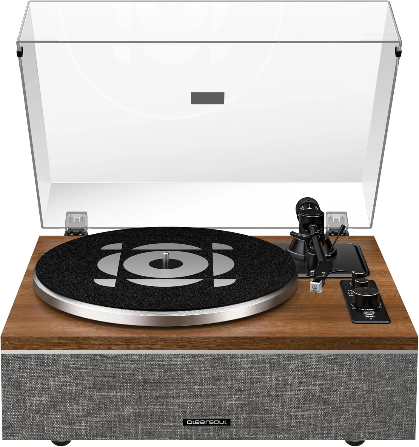 Qlearsoul ONE-S Vinyl Record Player with Bluetooth Input/Output