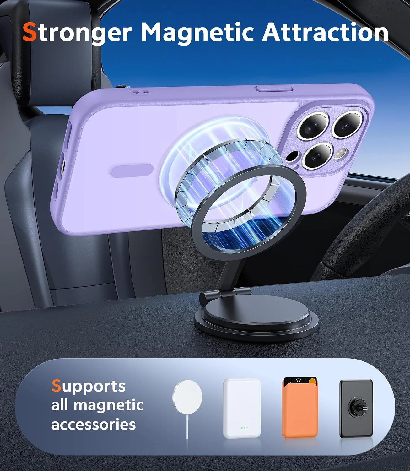 FNTCASE for iPhone 13 Pro-Max Case Compatible with Magsafe Matte Phonecase