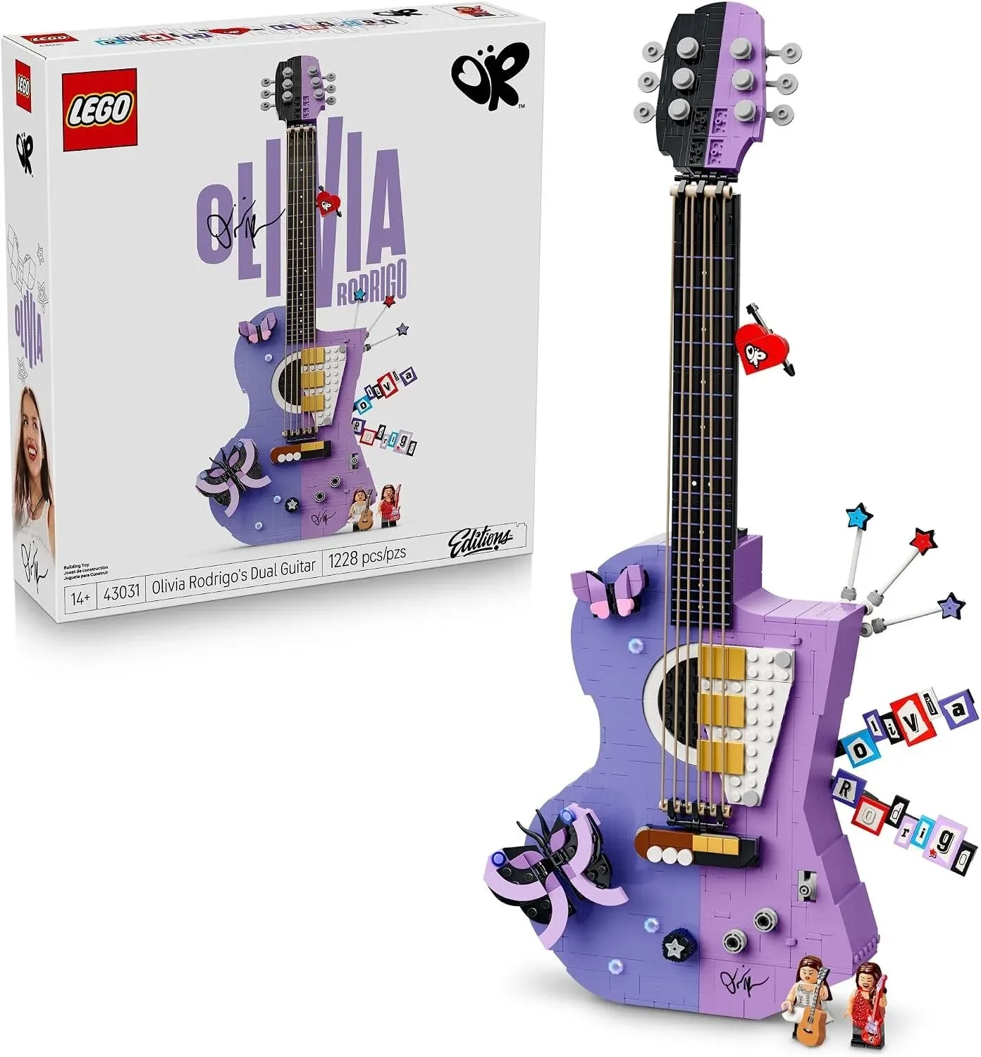 LEGO Editions Olivia Rodrigo's Dual Guitar 43031