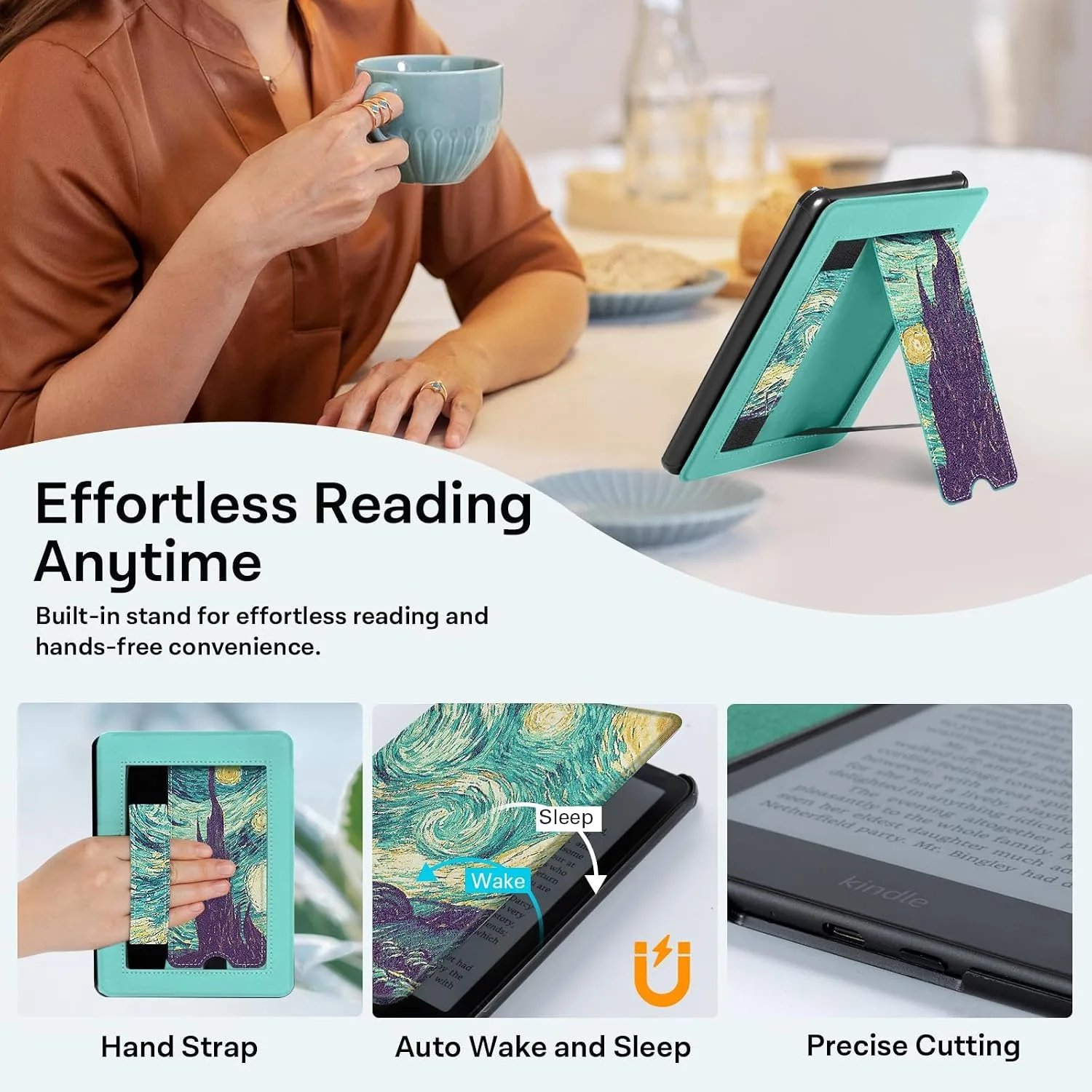CoBak Case for 7" Kindle Paperwhite 12th Gen 2024 and Kindle Colorsoft