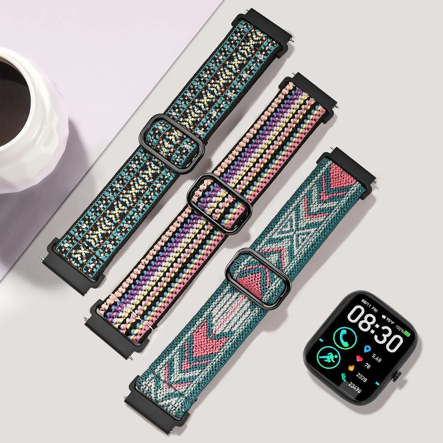 Watch Bands for GloryFit T80/T70/T60/T50/P99/P98 Smartwatch