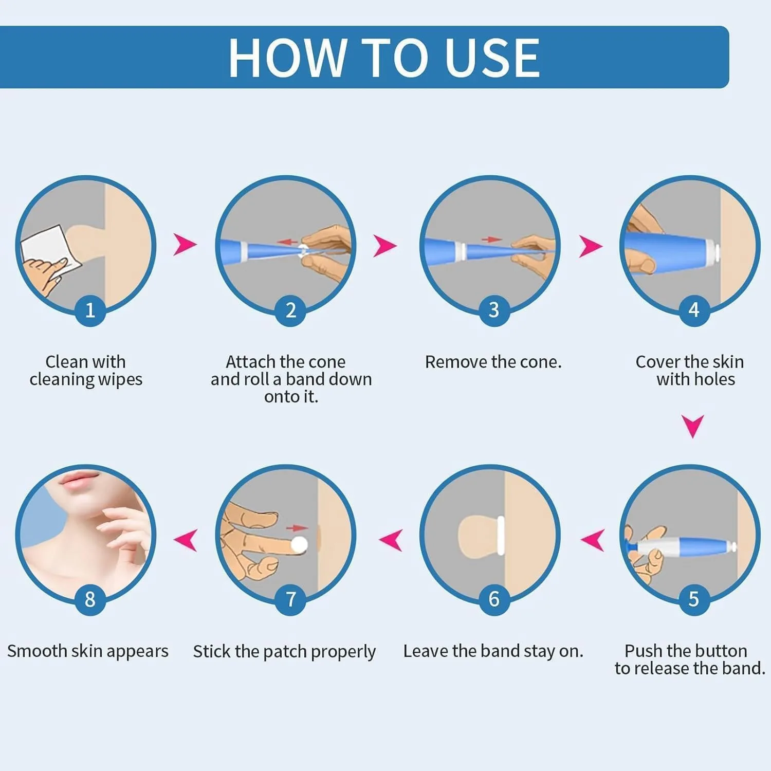Gentle Skin Maintenance，Daily Skin Care Tool for Adults and Teens at Home（Blue）