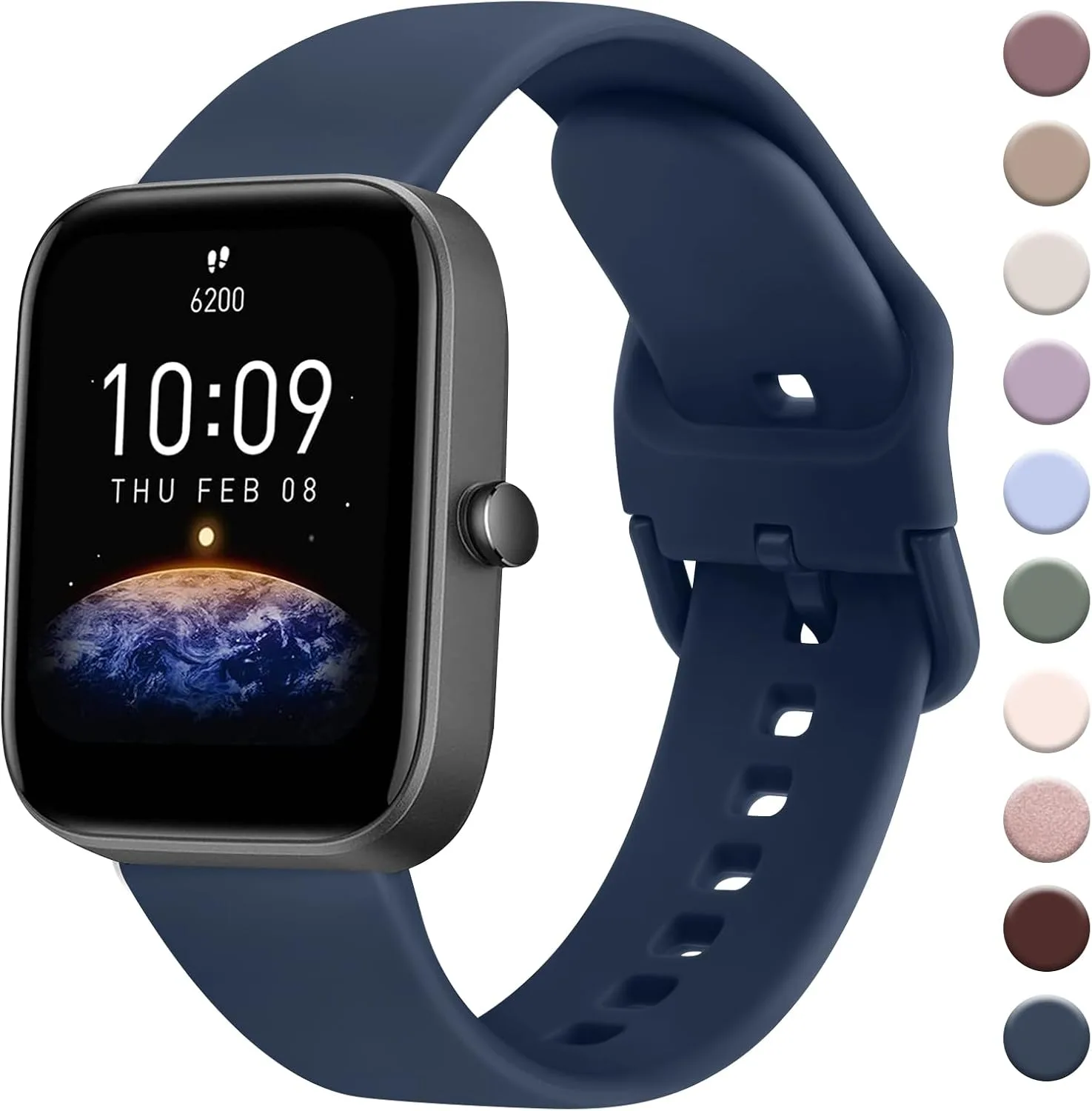 AK Band for Amazfit GTS 4 / GTS 4 Mini / GTS 3 / GTS 2 / GTS 2e / GTS 2 mini / GTS / GTR mini Bands, 20mm Soft Replacement Sport Strap for Amazfit Bip 3 / Bip 3 Pro / Bip U Pro / Bip / Bip Lite / Bip S / Bip S lite / Bip U Smart Watch Women Men
