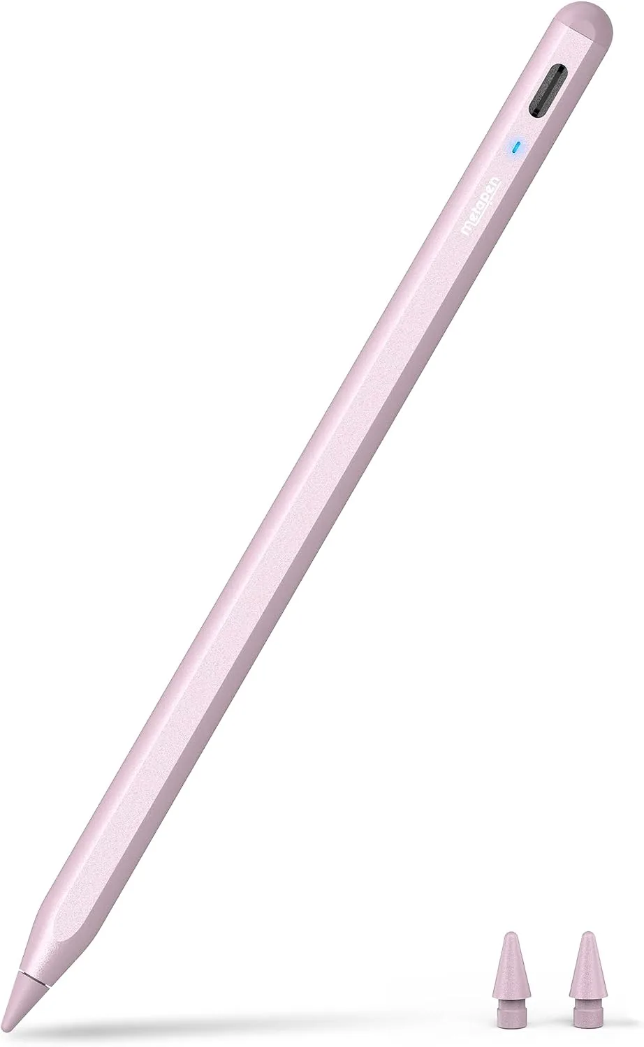 Metapen Pencil A8 V4 for iPad 2018-2026, Upgrade Magnetic Attraction, 2X Fast Charge, Low Latency Stylus Pen for iPad 11-6th Gen, Pro 12.9/11/13-inch M4/M5, Air 3/4/5/M2/M3, Mini 5/6/7th A17 Pro