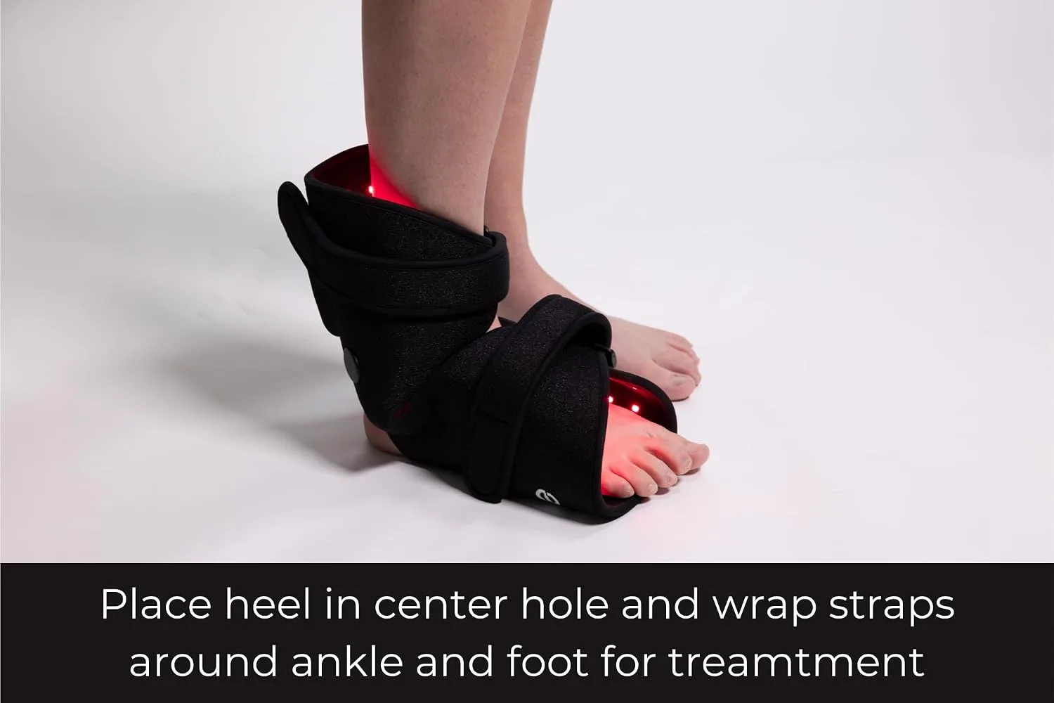 Fringe Red Light Therapy with Vibration Massage, Knee Wrap, 660nm & 850nm