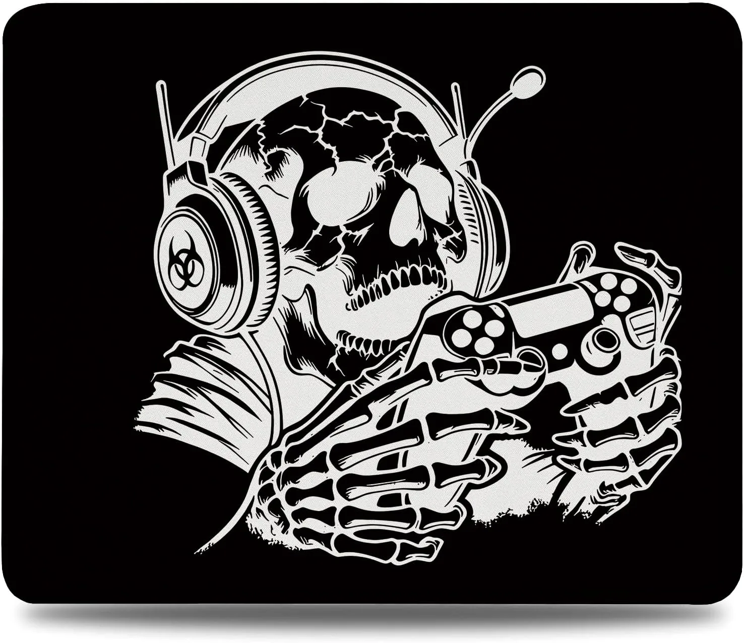 HONLUNG Gaming Mouse Pad,Gothic Skull Gamer Mouse Pad,Mousepad for Boys Game Room Bedroom Dorm Desk Accessories Computers Laptop, 9.4 x 7.9 Inch