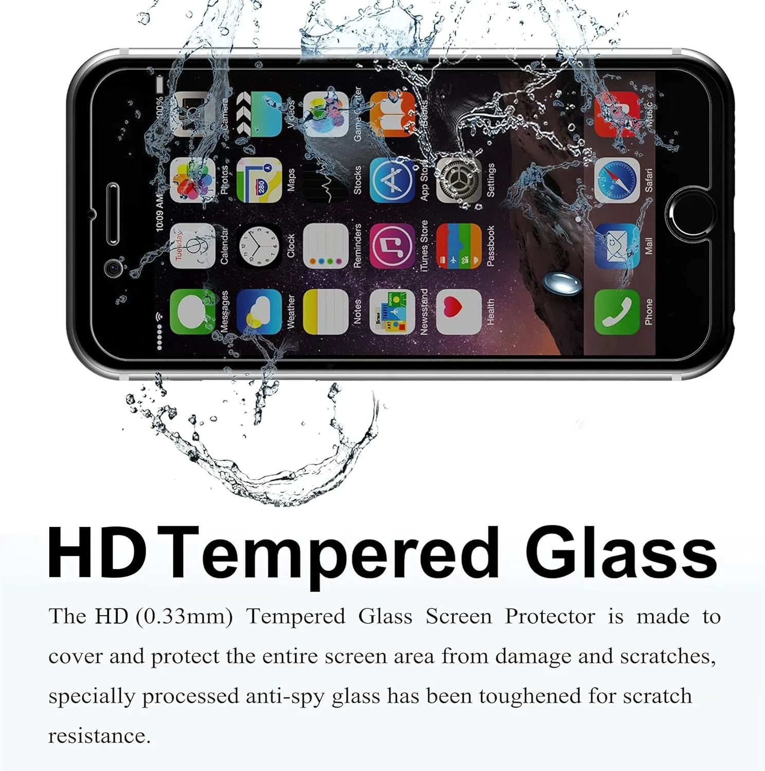 Ailun 3 Pack Privacy Screen Protector iPhone SE 2020/2022, iPhone 8/7/6/6s
