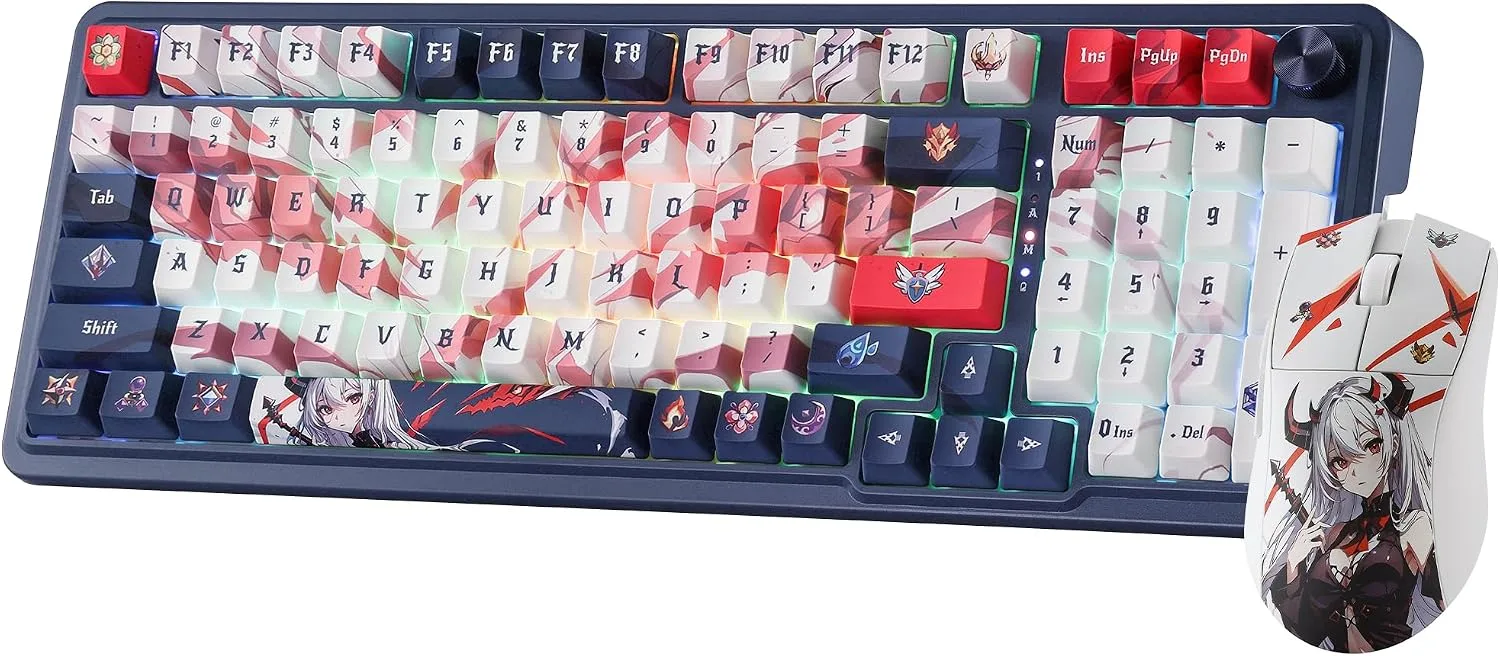 Combo teclado y mouse gamer Redragon K686 PRO KB + M916 26K DPI