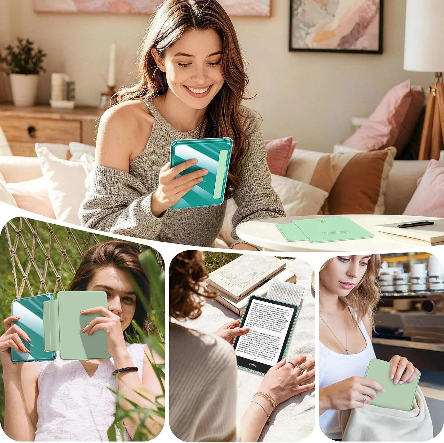 Fintie Detachable Case for Kindle Paperwhite 12th Gen 2024/Kindle Colorsoft