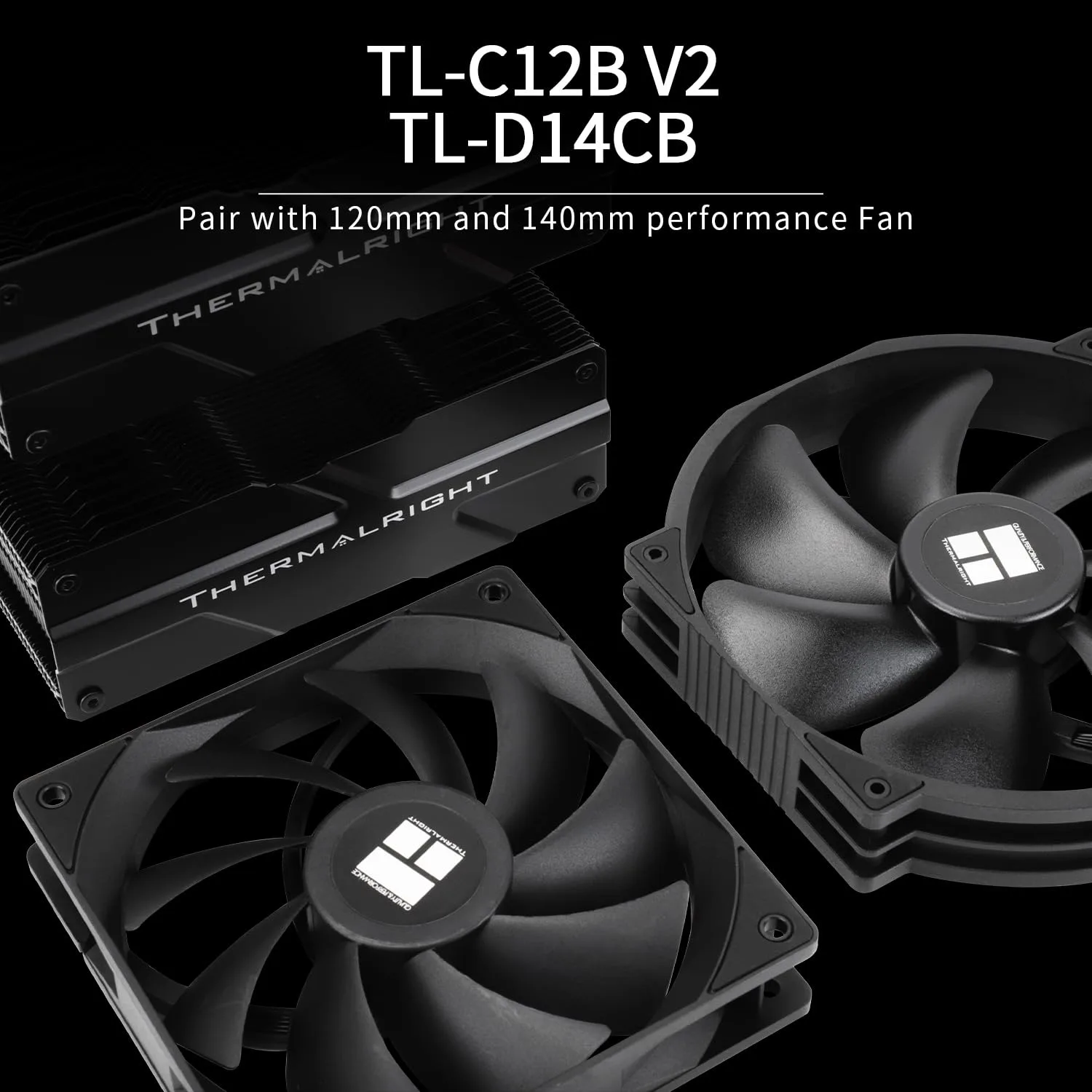 Thermalright Peerless Assassin 140 Black CPU Cooler, 6 Heat Pipes AGHP Technology,Dual PWM Fans with 1500RPM Speed, Double Towers Cooler,for AM5/AM4&Intel LGA 1700/1851/1150/1151/1200,PC CPU Cooling