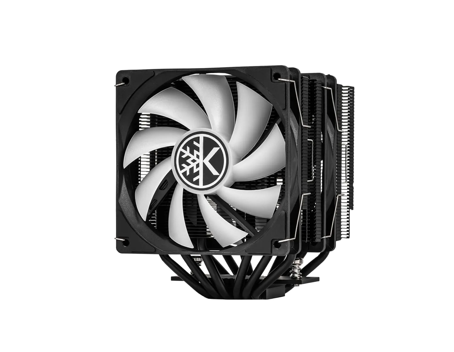 KINGCOOL CRYO Titan 120 ARGB Dual-Tower CPU Air Cooler Max 260W TDP, Black
