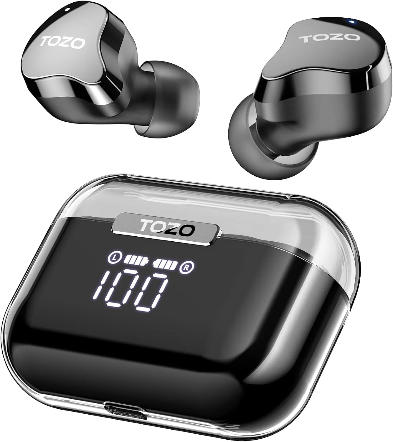 TOZO T18 AI Translation Wireless Earbuds Realtime IPX8 Bluetooth Headphones