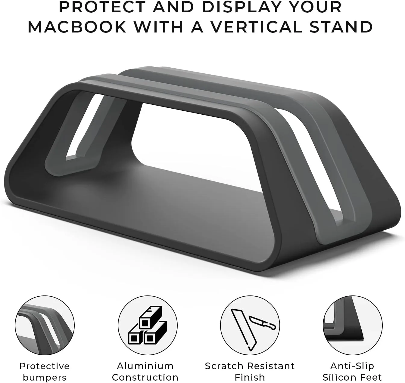 HumanCentric Vertical Laptop Stand Compatible with MacBook Pro & Air