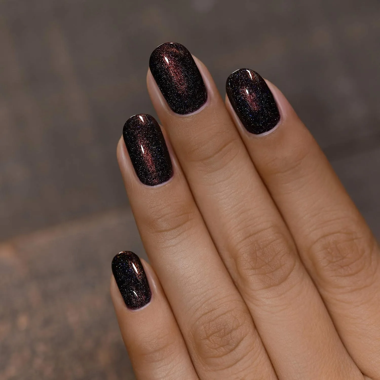 ILNP Dash of Cocoa - Intense Dark Chocolate Holographic Nail Polish