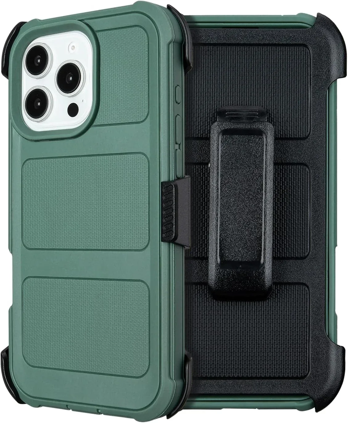 for Defender Case iPhone 16 Pro Max Case with Belt Clip Holster Heavy Duty