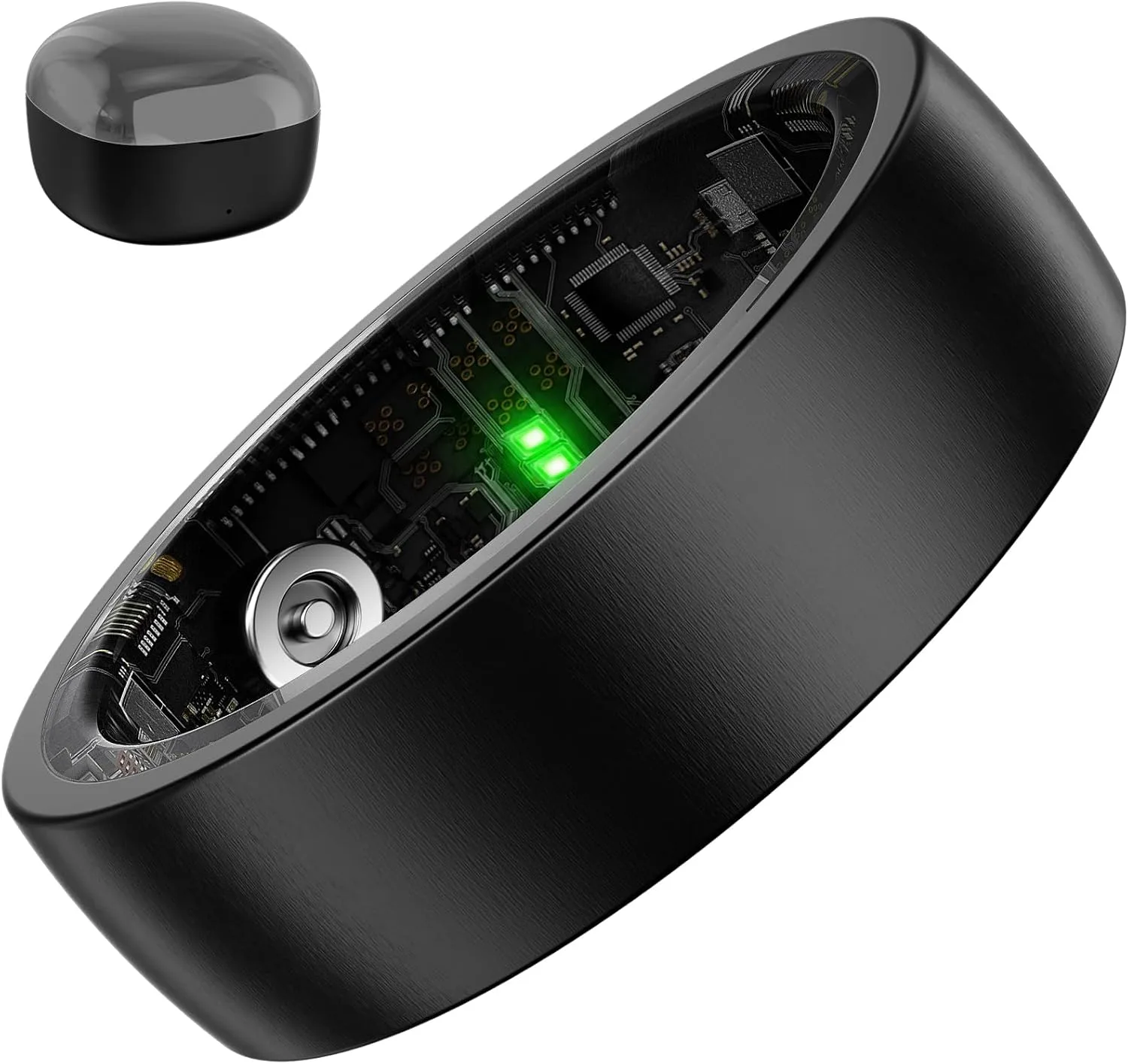 Smart Ring Women Men, Fitness Tracker, No Subscription, Sleep, Black 10