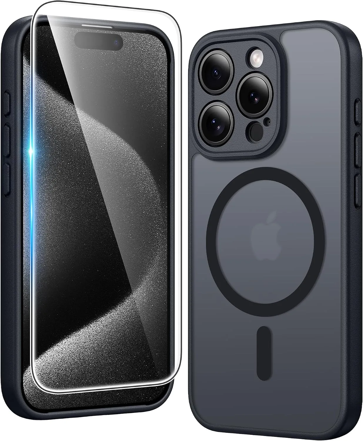 FNTCASE for iPhone 15 Pro-Max Case Compatible with Magsafe Matte Phonecase