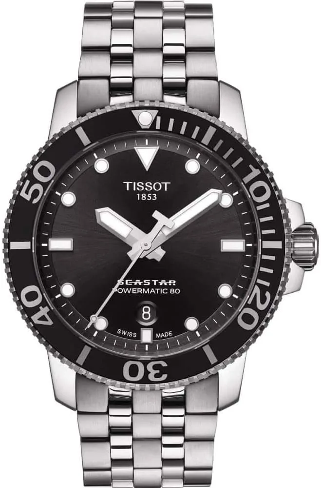 Tissot Seastar 1000, Swiss Automatic, 43mm, Black Dial, Men’s Watch