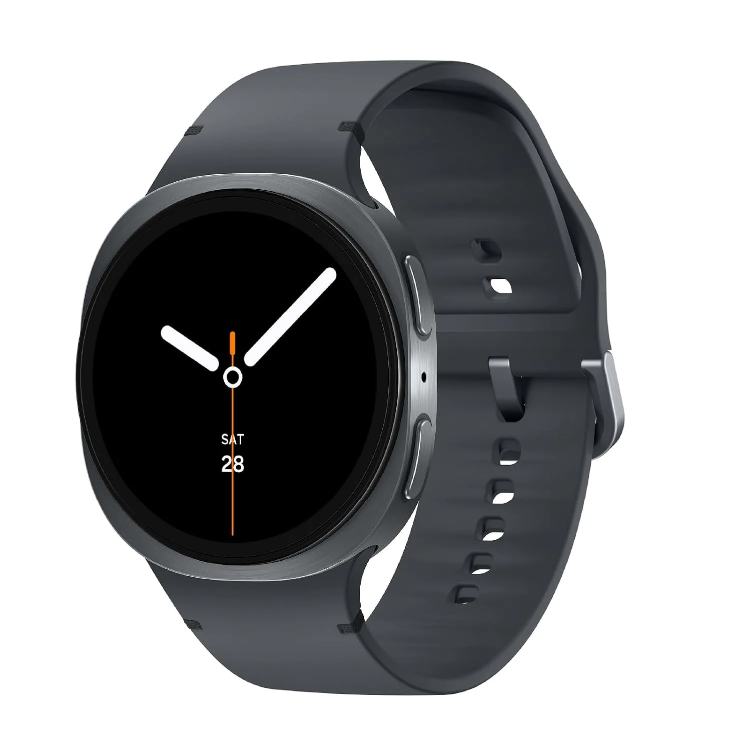 Samsung Galaxy Watch 8 44mm Bluetooth Smartwatch, Cushion Design, Rotating Bezel, Quick Button, Sleep Coaching, Now Bar, Running Coach, Energy Score,Graphite [US Version,Amazon Exclusive 2Yr Warranty]