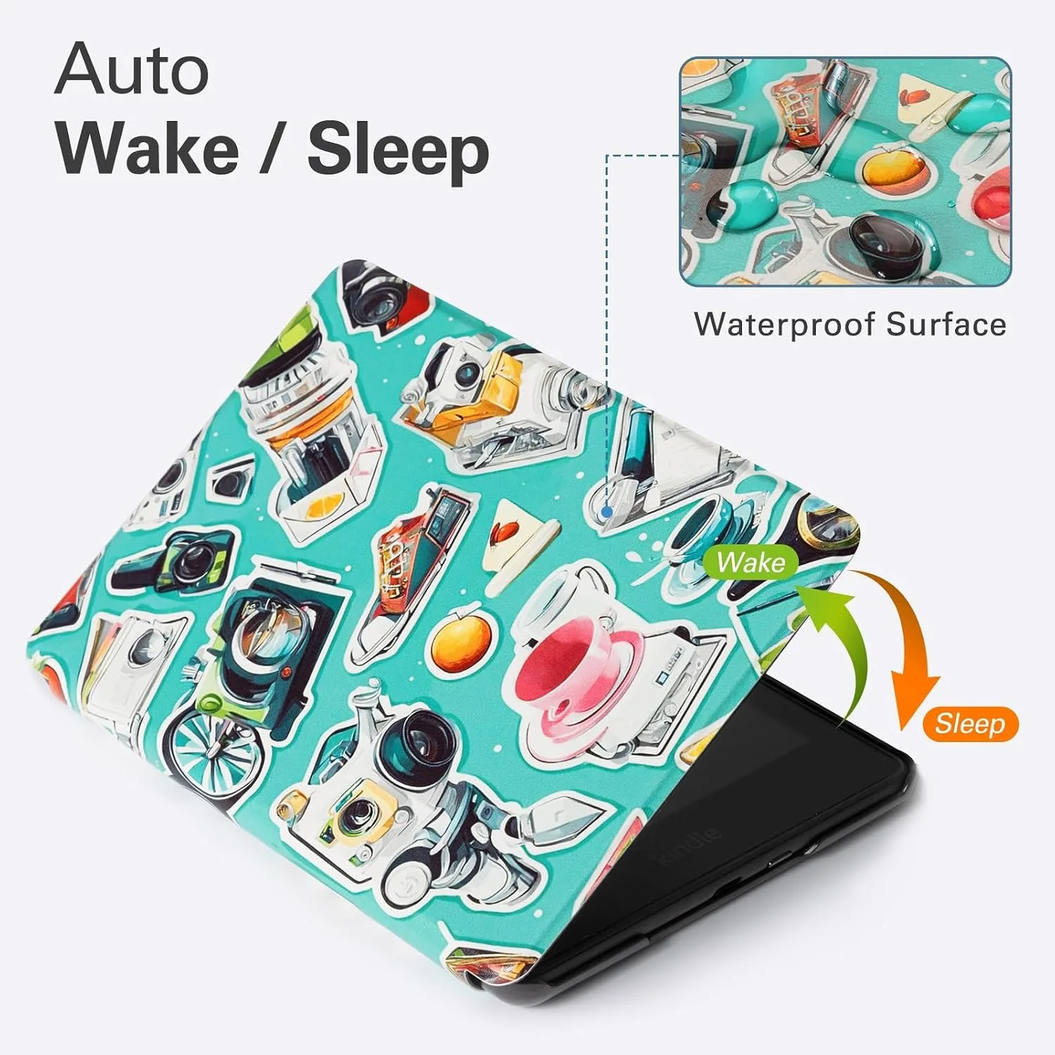 CoBak 6.8" Case, not for iPad(A0722), Stickers