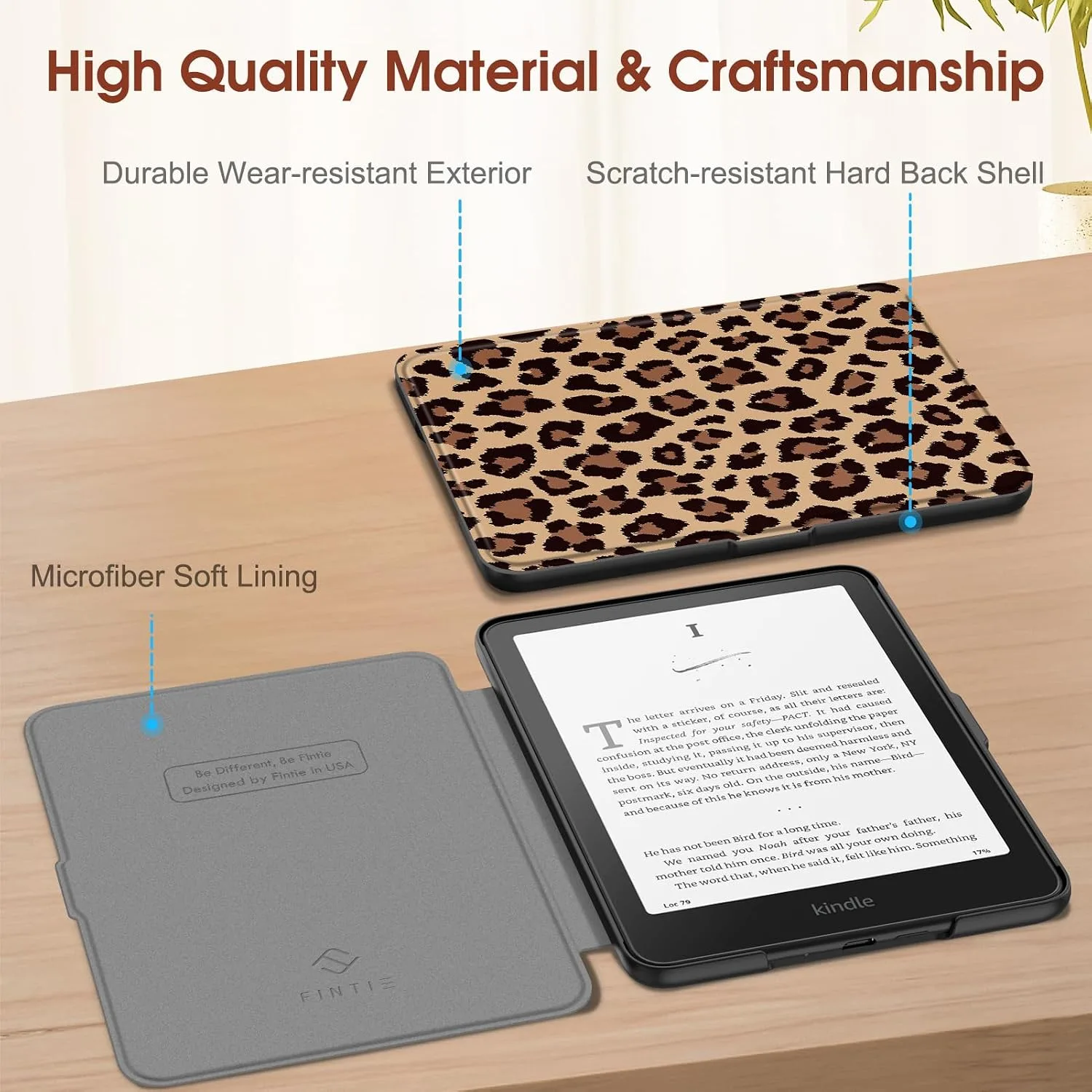 Fintie Slim Case for 7" Kindle Paperwhite 12th Gen 2024 & Kindle Colorsoft