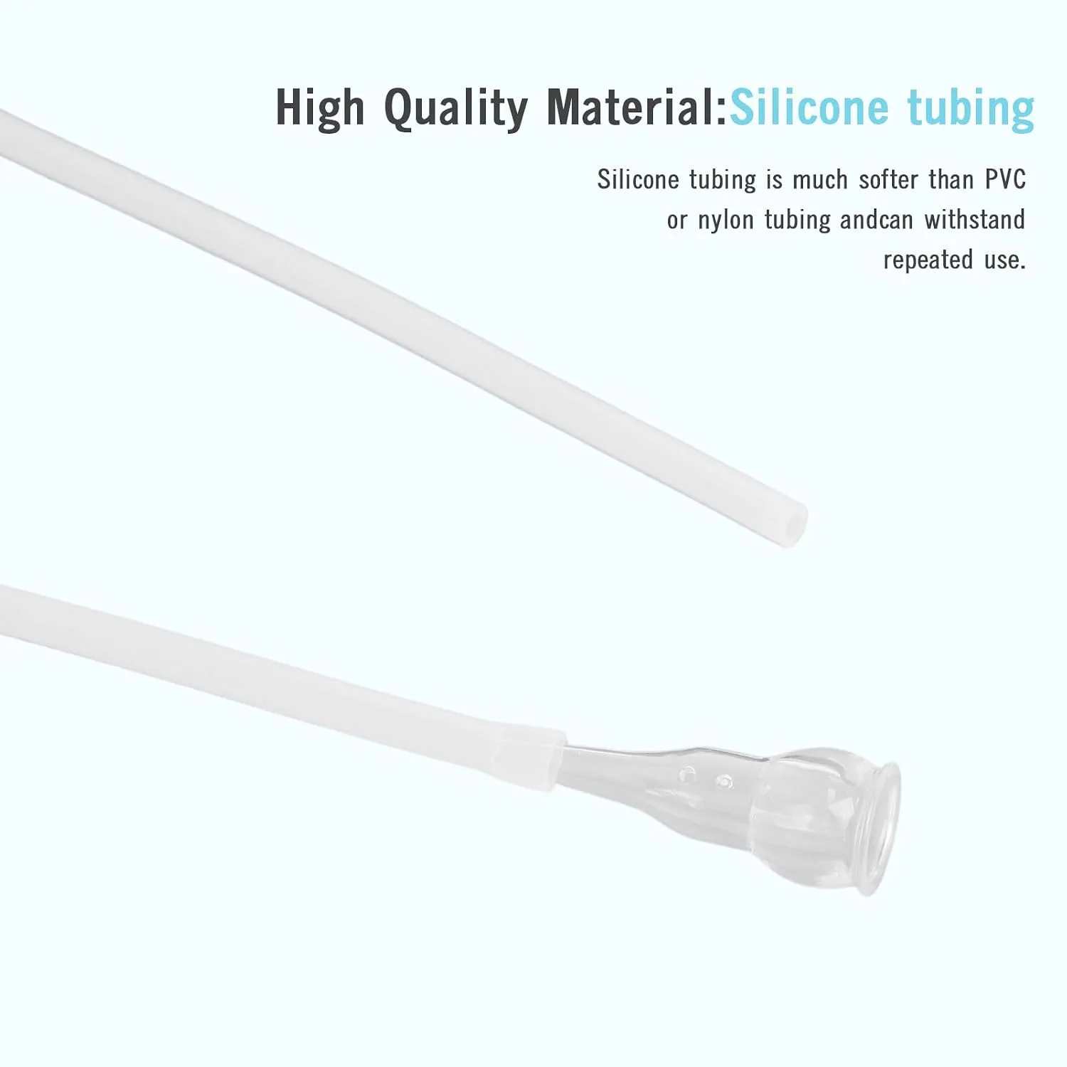 5PCS Microdermabrasion Filters + 1PCS 39" Silicone Tube, Replacement Filter Tube Set for Vacuum/Diamond Microdermabrasion Machines