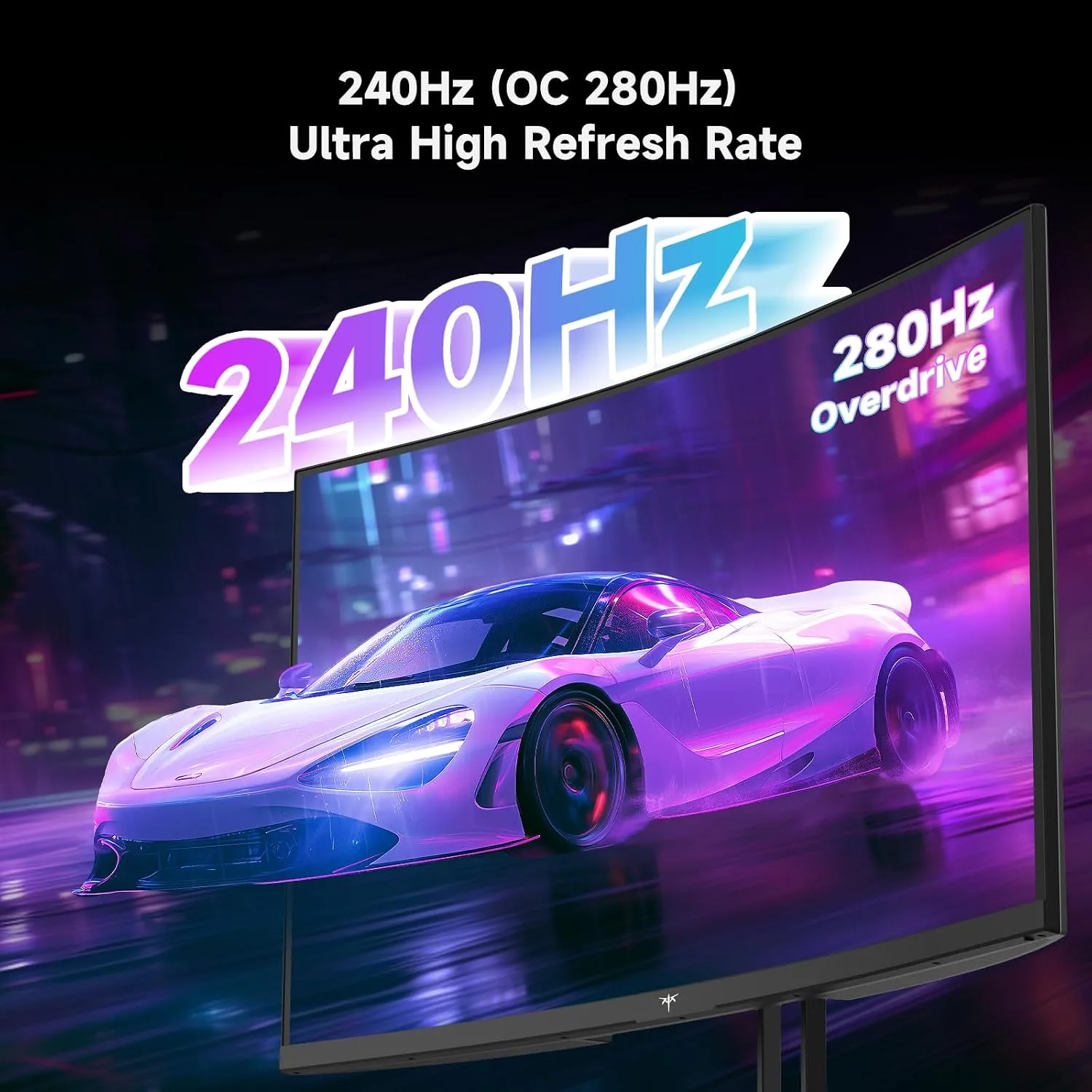 KTC 32 Inch 280Hz 240Hz Curved Gaming Monitor, FHD PC Monitor 1080P, H32C5