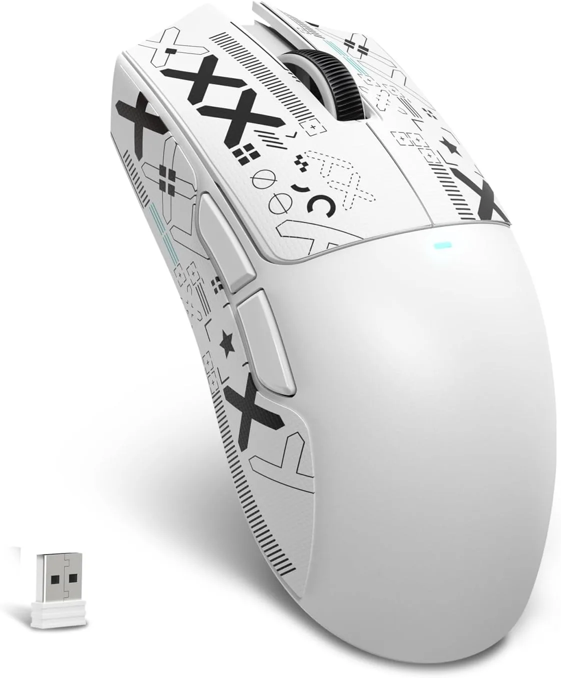 Mouse Gamer Attack Shark X11 SE Ultra-Ligero Inalámbrico Blanco