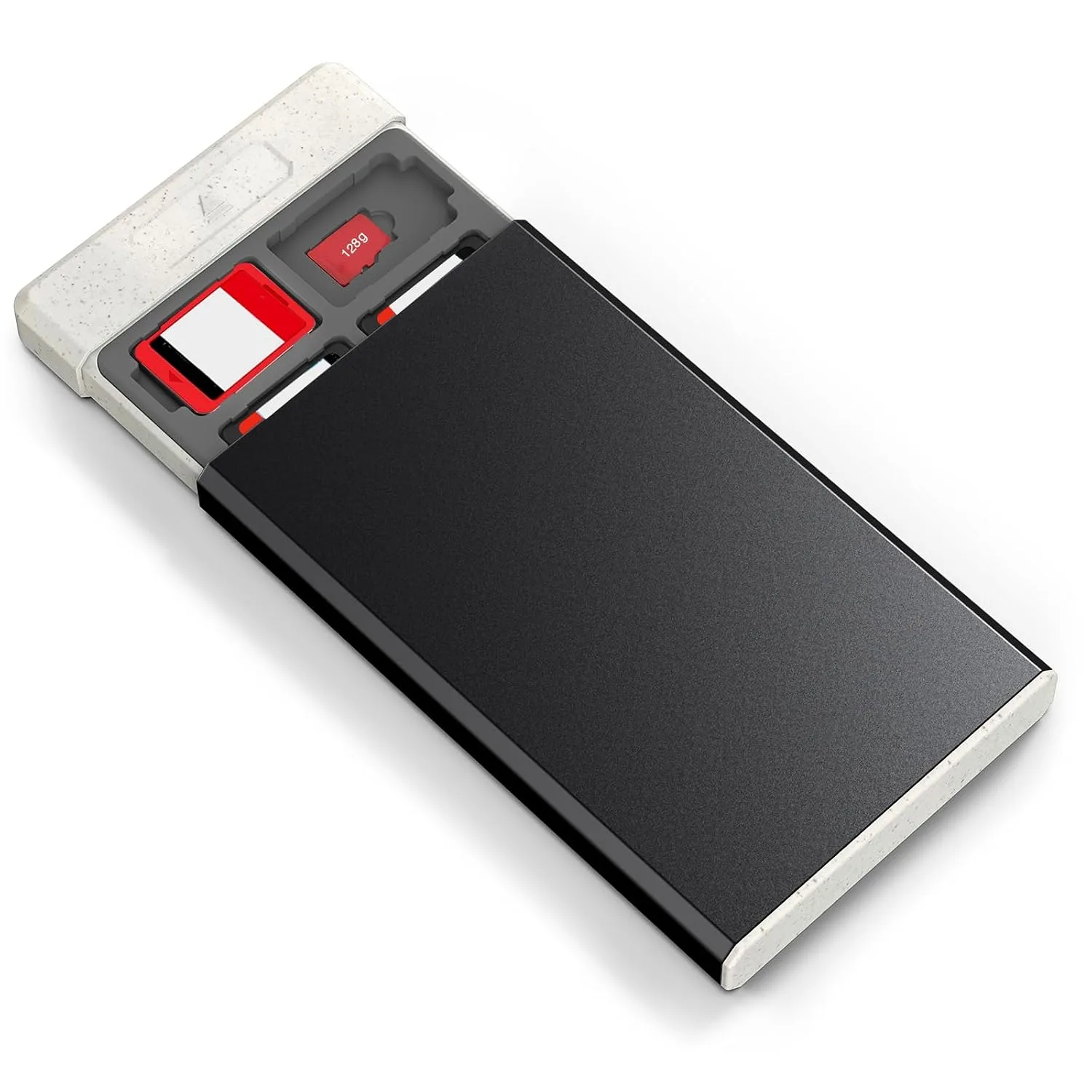 Estuche para juegos Switch Heiying con 40 ranuras para tarjetas Switch 2 y Micro SD