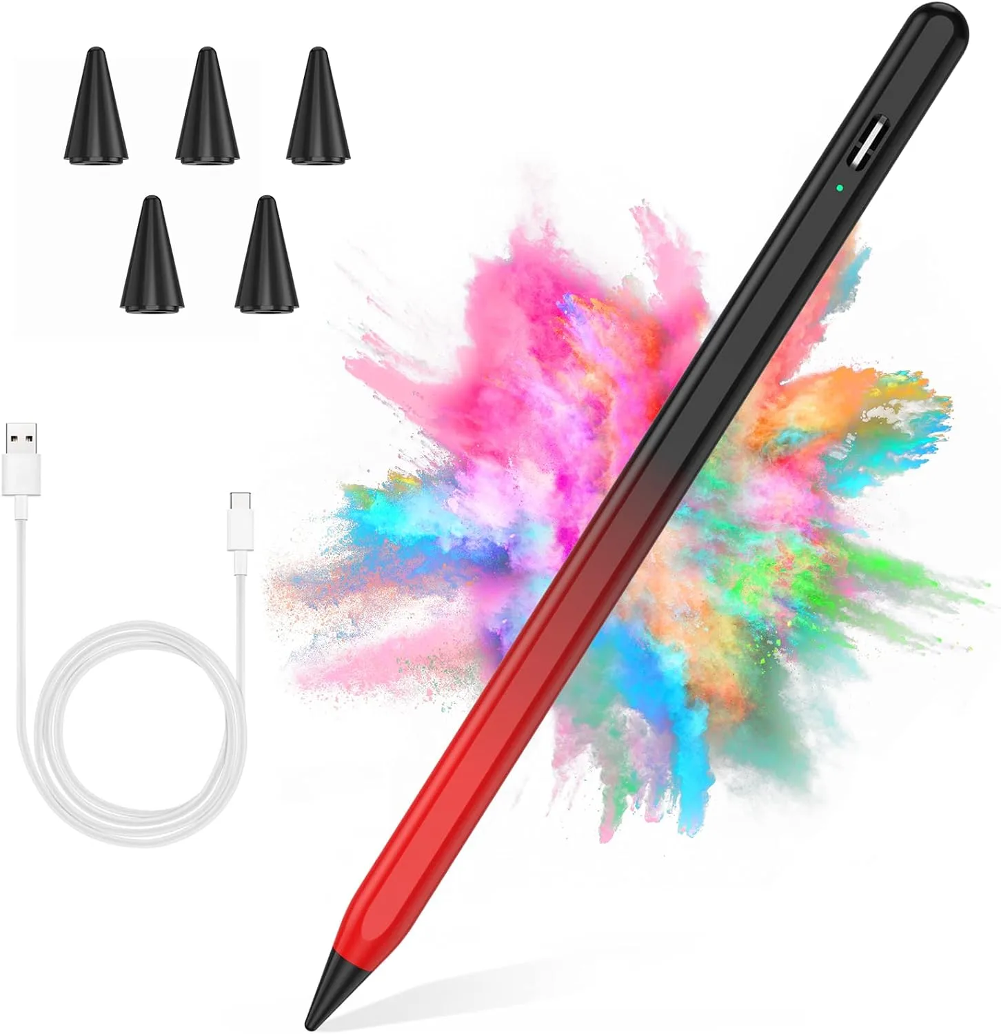 COO Stylus Pen for iPad Pro Air Mini 2018-2024, Palm Rejection Fast Charge